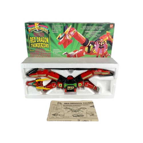 168 - Power Rangers Red Dragon Thunderzord in box. 42/9.5/18cm.