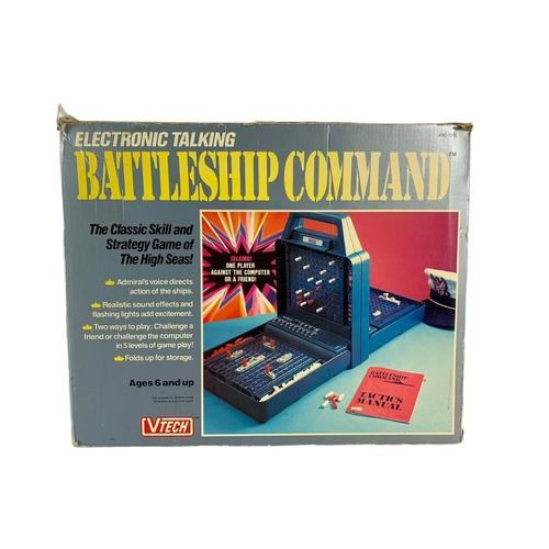 176 - Electronic Talking Battleship Command in box. Vtech. 37.5/17/30cm