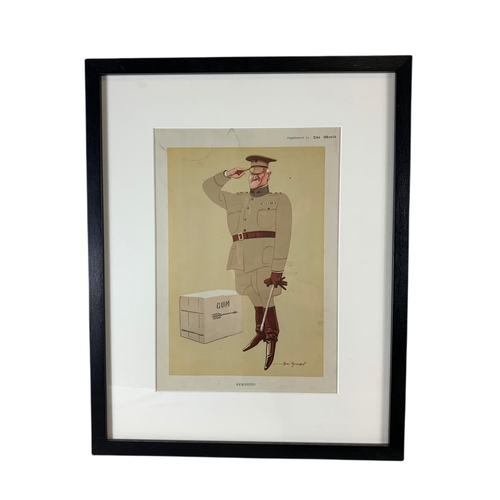 208 - Set of 3 early 20th century reframed military Versailles prints. WW1. 37/46.5cm