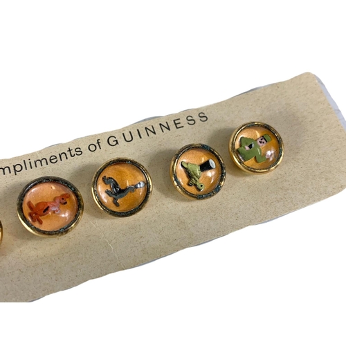 210 - Vintage Guinness badges.