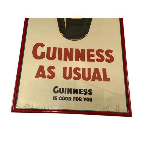 219 - Guinness picture. 52/77cm