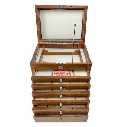 241 - 1930’s dentists cabinet. 33/23/37.5cm.