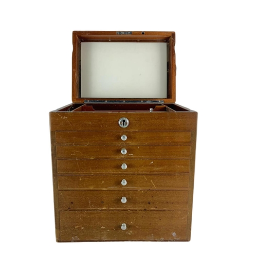 241 - 1930’s dentists cabinet. 33/23/37.5cm.