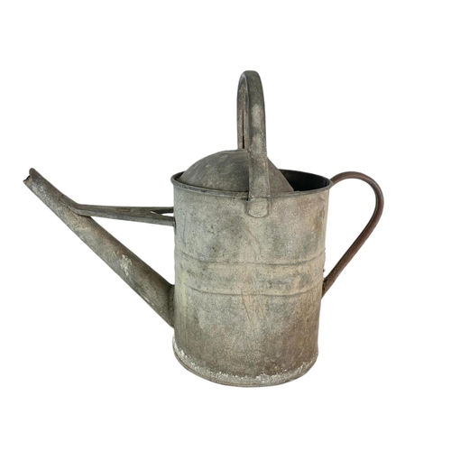 245 - 2 vintage Galvanised watering cans