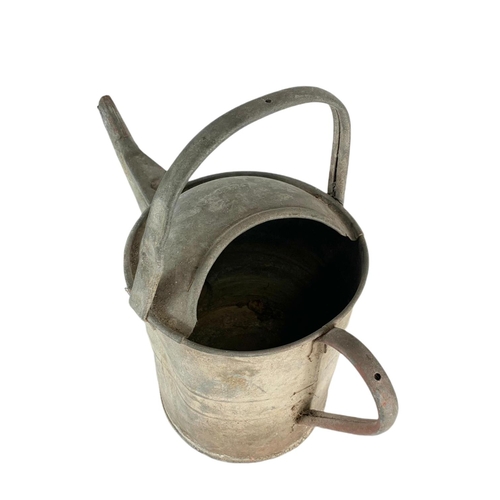 245 - 2 vintage Galvanised watering cans