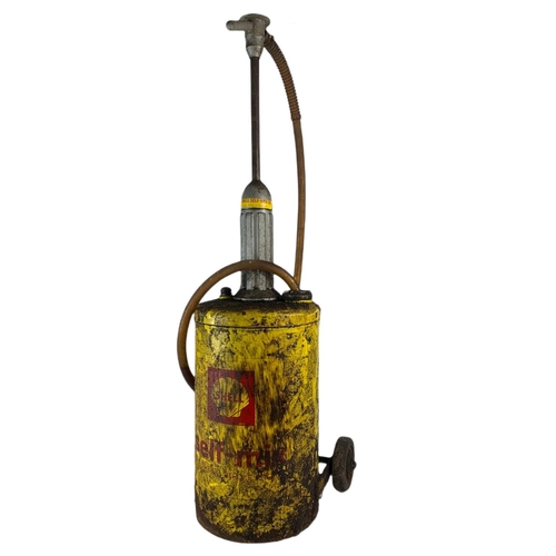 263 - Shell oil dispenser. 89cm