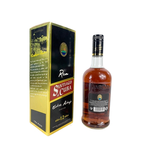 35 - Santiago De Cuba Extra Aged Rum. 12 years old. 700ml