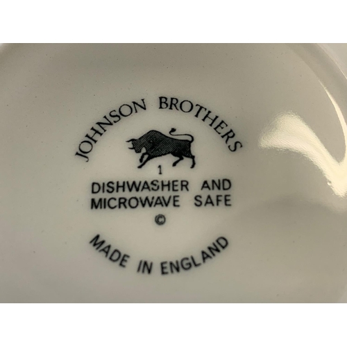 397 - Large Johnson Brothers dinner, tea and coffee ware.