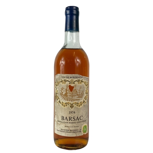 42 - Vin De Bordeaux Barsac 1974 wine.