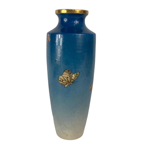 481 - Late 19th century Chinese pottery vase, 25cm