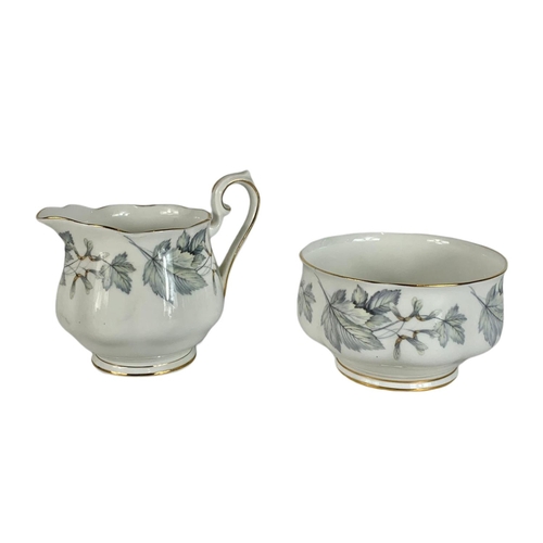 523 - 21 piece Royal Albert “Silver Maple” tea set.