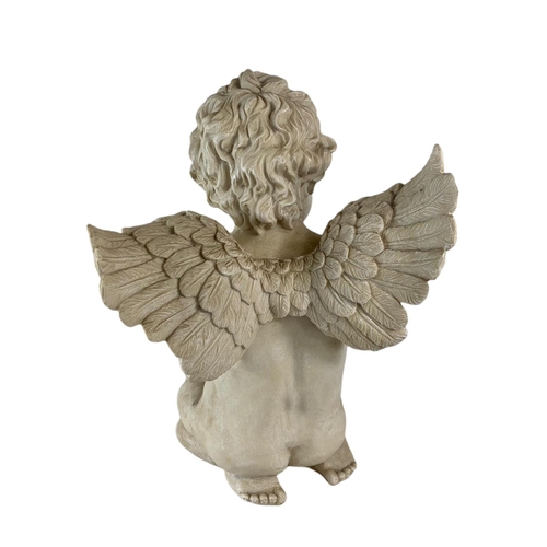 82 - Large cherub figure. 42cm