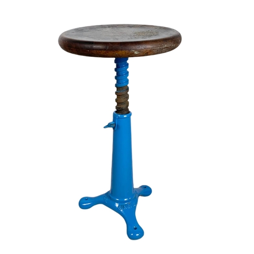 833 - Early 20th century singer telescopic stool. Circa 1930’s