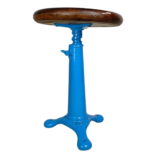 833 - Early 20th century singer telescopic stool. Circa 1930’s