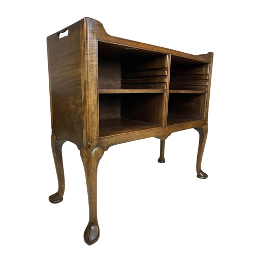 864 - Edwardian mahogany filing cabinet in the Irish Georgian style. 74/30/69cm.