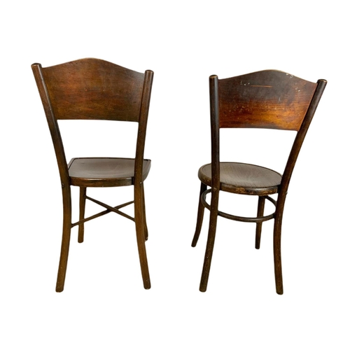 866 - 2 early 20th century bentwood chairs