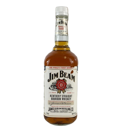 9 - Jim Beam Kentucky Straight Bourbon Whiskey. 1litre.