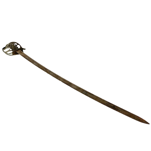 98 - 19th century infantry officers sword.