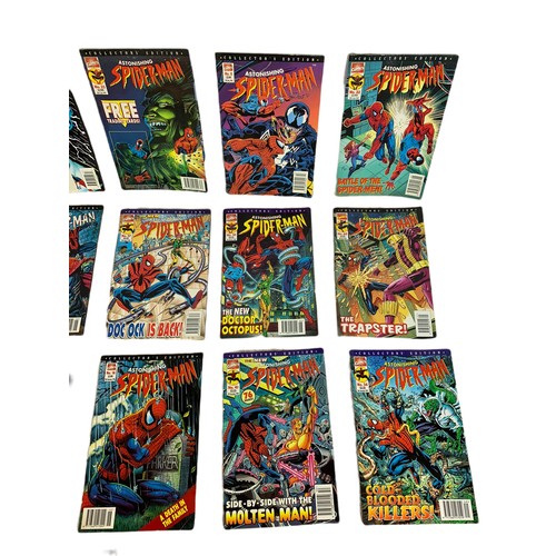 285 - Quantity of Spider Man comics.