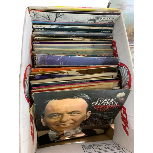 287 - Large quantity of LP records. Including Meatloaf, Queen, Beach Boys, ABBA, John Denver, Elvis and ot... 