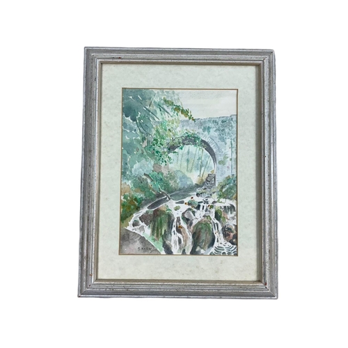 310 - 5 G. Kelly framed watercolour paintings. Largest 49/39cm