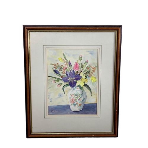 312 - 6 G. Kelly framed watercolour paintings. Largest 37.5/47.5cm