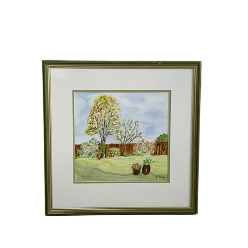 313 - 5 G. Kelly framed watercolour paintings. Largest 43/48cm