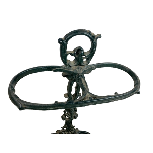 315 - Vintage Victorian style cast iron stick stand. 56cm