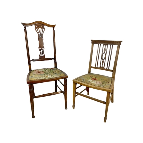 903 - 2 Edwardian side chairs