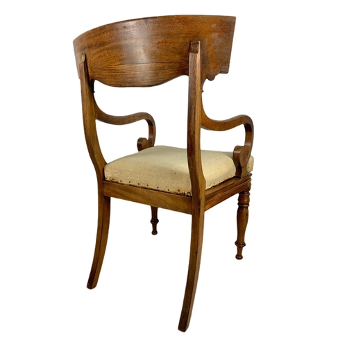 914 - Set of 6 late George IV mahogany chairs