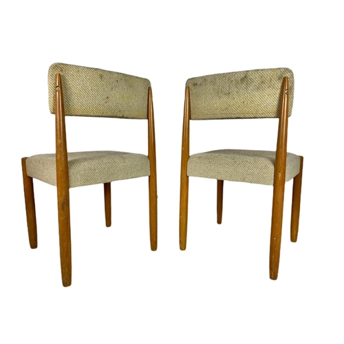 947 - Set of 4 mid century beech chairs