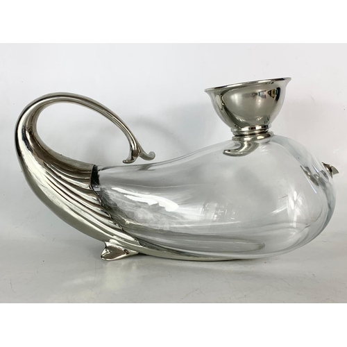 570 - Royal Selangor Pewter Vinifera Whale Decanter. 31/17cm