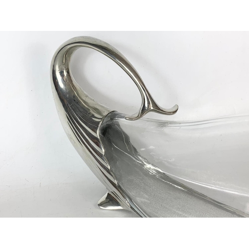 570 - Royal Selangor Pewter Vinifera Whale Decanter. 31/17cm