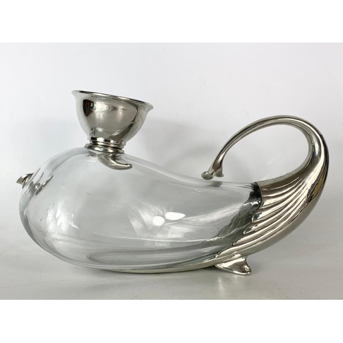 570 - Royal Selangor Pewter Vinifera Whale Decanter. 31/17cm