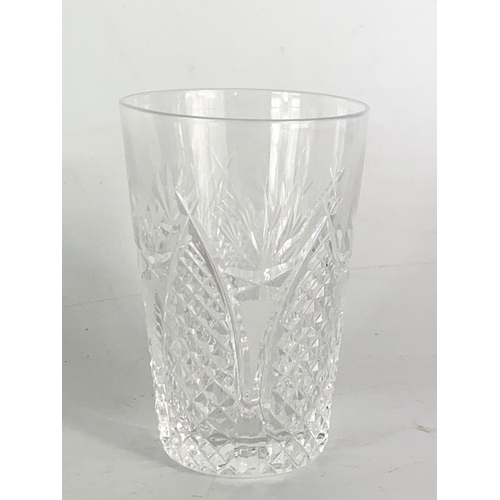 575 - 5 Waterford Crystal glasses. 9.5cm