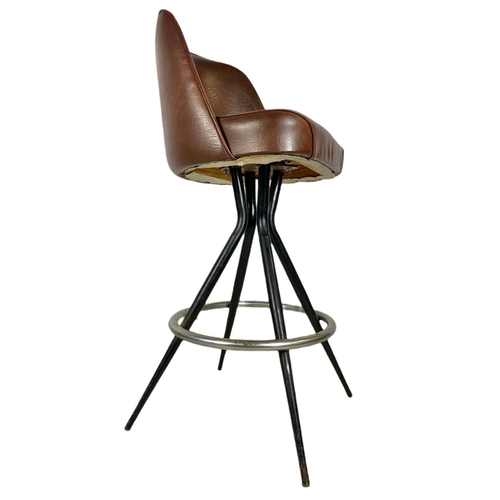 948 - Vintage swivel high stool. 107cm