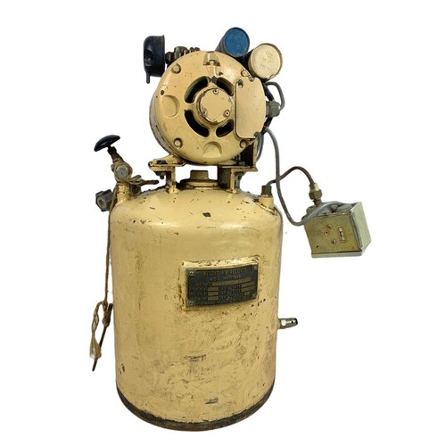 363 - 1930’s dentists sterling mark air compressor. Manufactured by B.E.N patents limited. 67cm