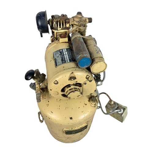 363 - 1930’s dentists sterling mark air compressor. Manufactured by B.E.N patents limited. 67cm