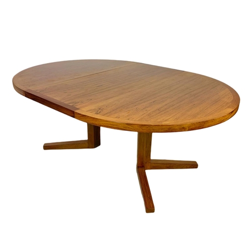 893a - Danish rosewood mid century extendable dining table designed by John Mortensen for Heltborg Møbler, ... 