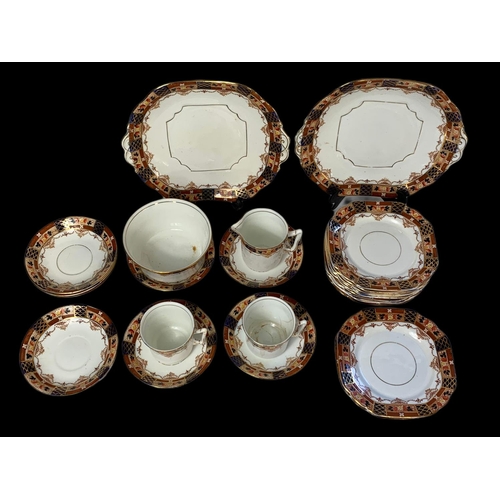 419a - 26pc Edwardian part tea set