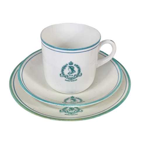 447a - Late 19th century Victoria Masonic Lodge Holywood cup and saucers. Circa 1900