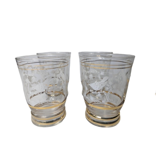 588 - 5pc mid century drinks set