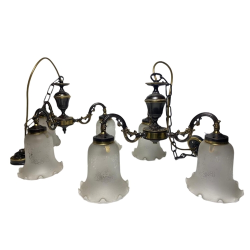 259a - Pair of chandeliers