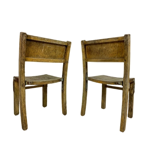 297a - Pair of vintage child’s garden chairs.