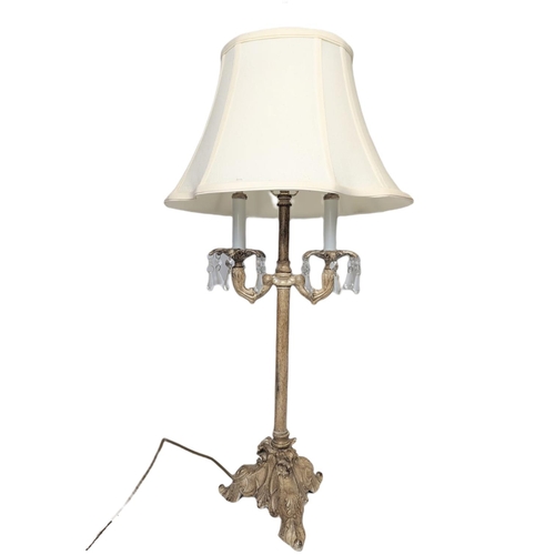 139a - Ornate table lamp, 76cm