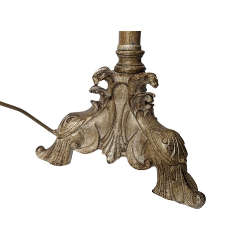 139a - Ornate table lamp, 76cm