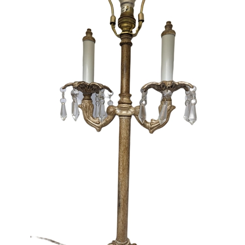 139a - Ornate table lamp, 76cm