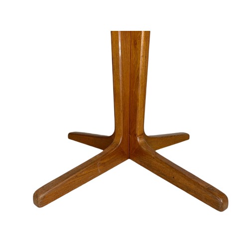 893 - Danish teak mid century dining table, no leaves. 120cm x 73cm