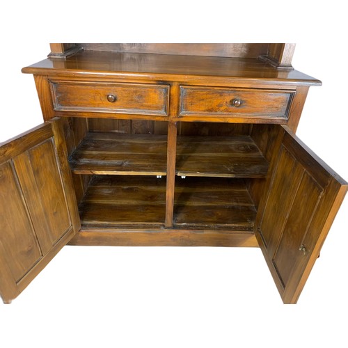 1041 - Large French style kitchen dresser. 111/55/220cm