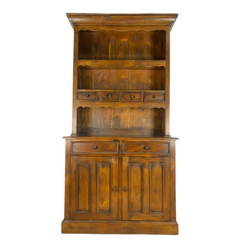 1041 - Large French style kitchen dresser. 111/55/220cm